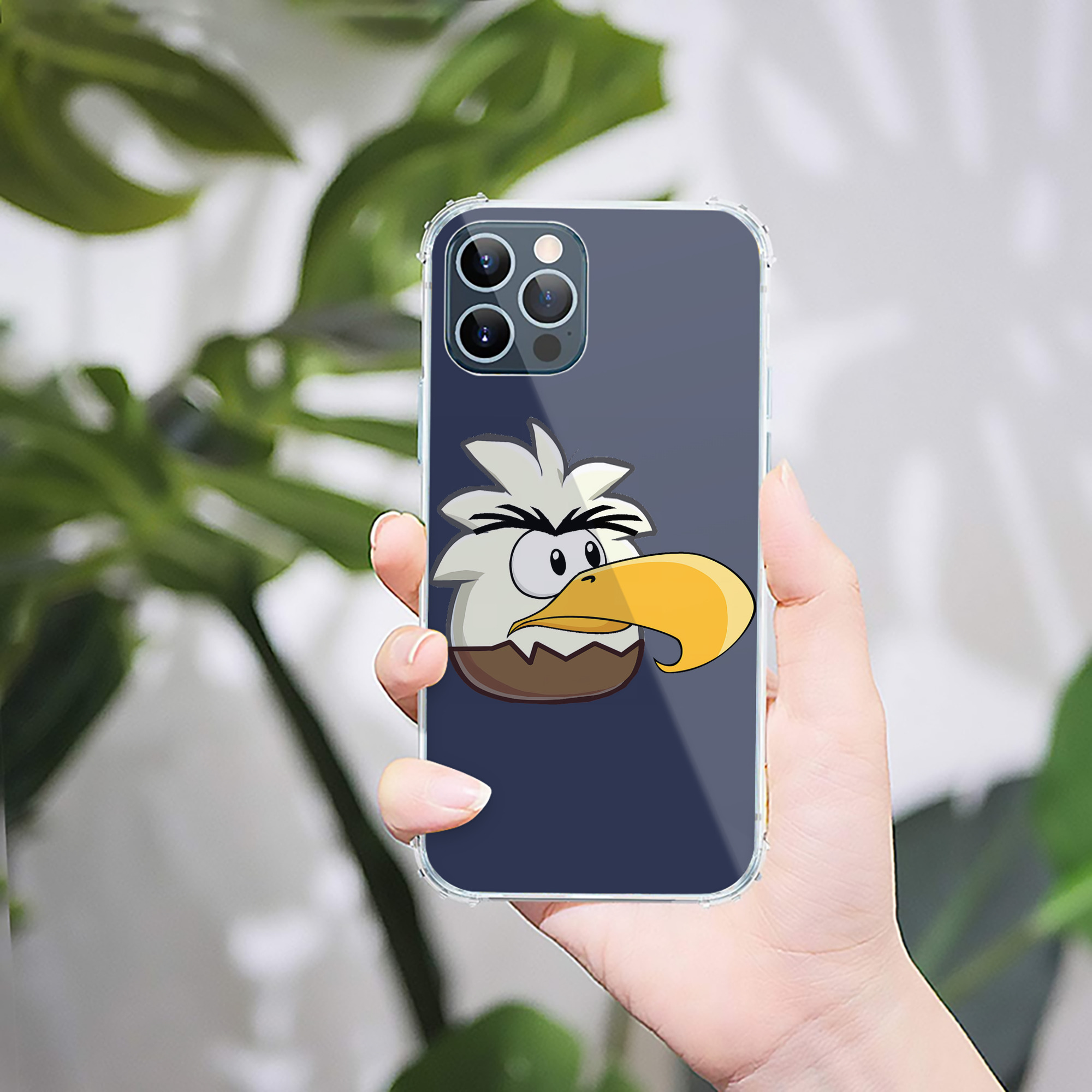 （画像用） Angry Birds アングリーバード 【iPhone 12シリーズ対応】透明スマホケース（クリアソフトケース）